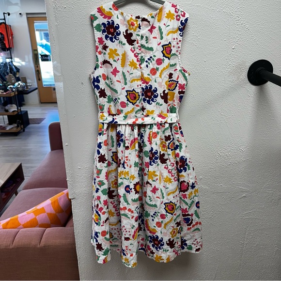 Mini Boden Tropical Retreat linen blend dress NWT - Picture 7 of 8
